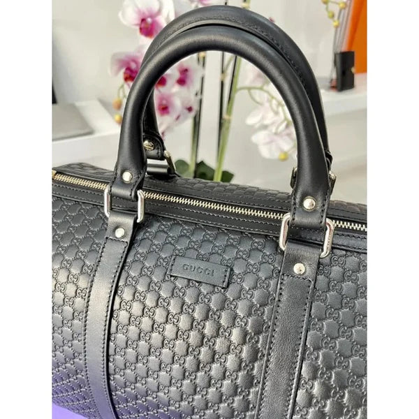 GG BOSTON TASCHE AUS SCHWARZEM LEDER