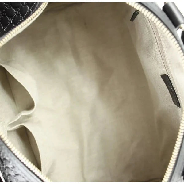 GG BOSTON TASCHE AUS SCHWARZEM LEDER