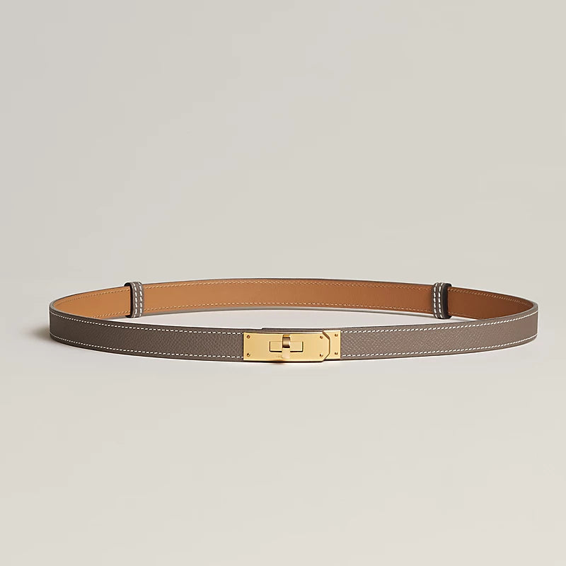 Kelly 18 Ètoupe / Gold Women's Belt