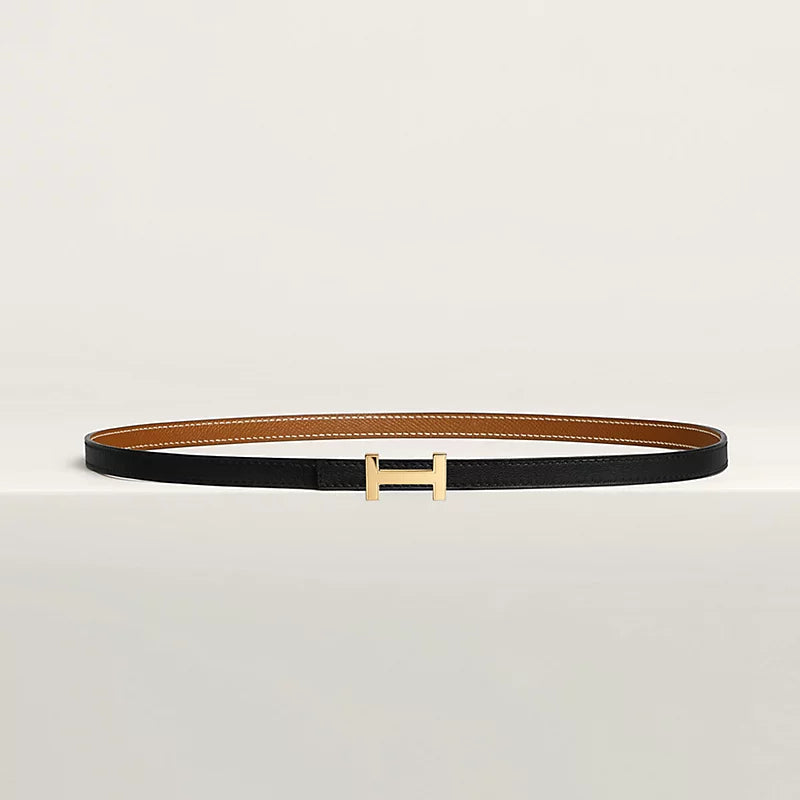 Focus & Leather Wendegürtelschnalle 13 mm Schwarz/Gold Damen