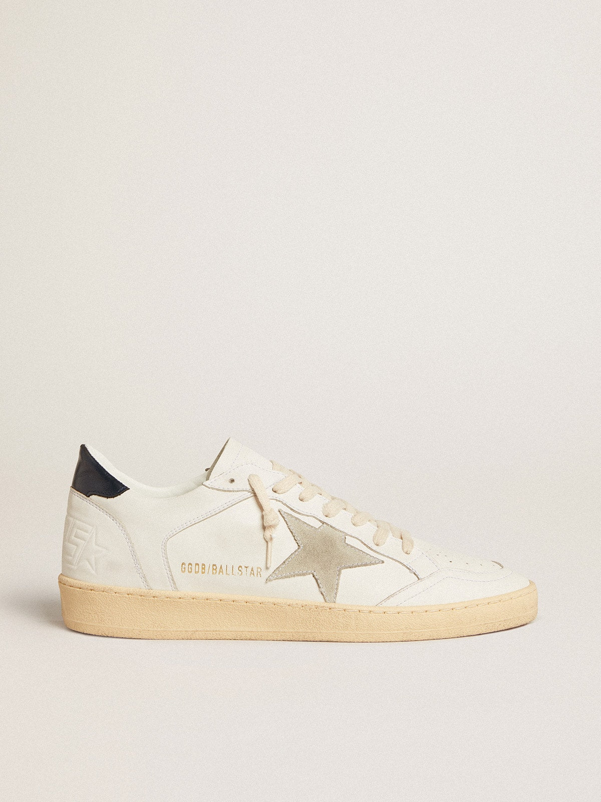 Ball Star with ice suede star and blue leather heel tab