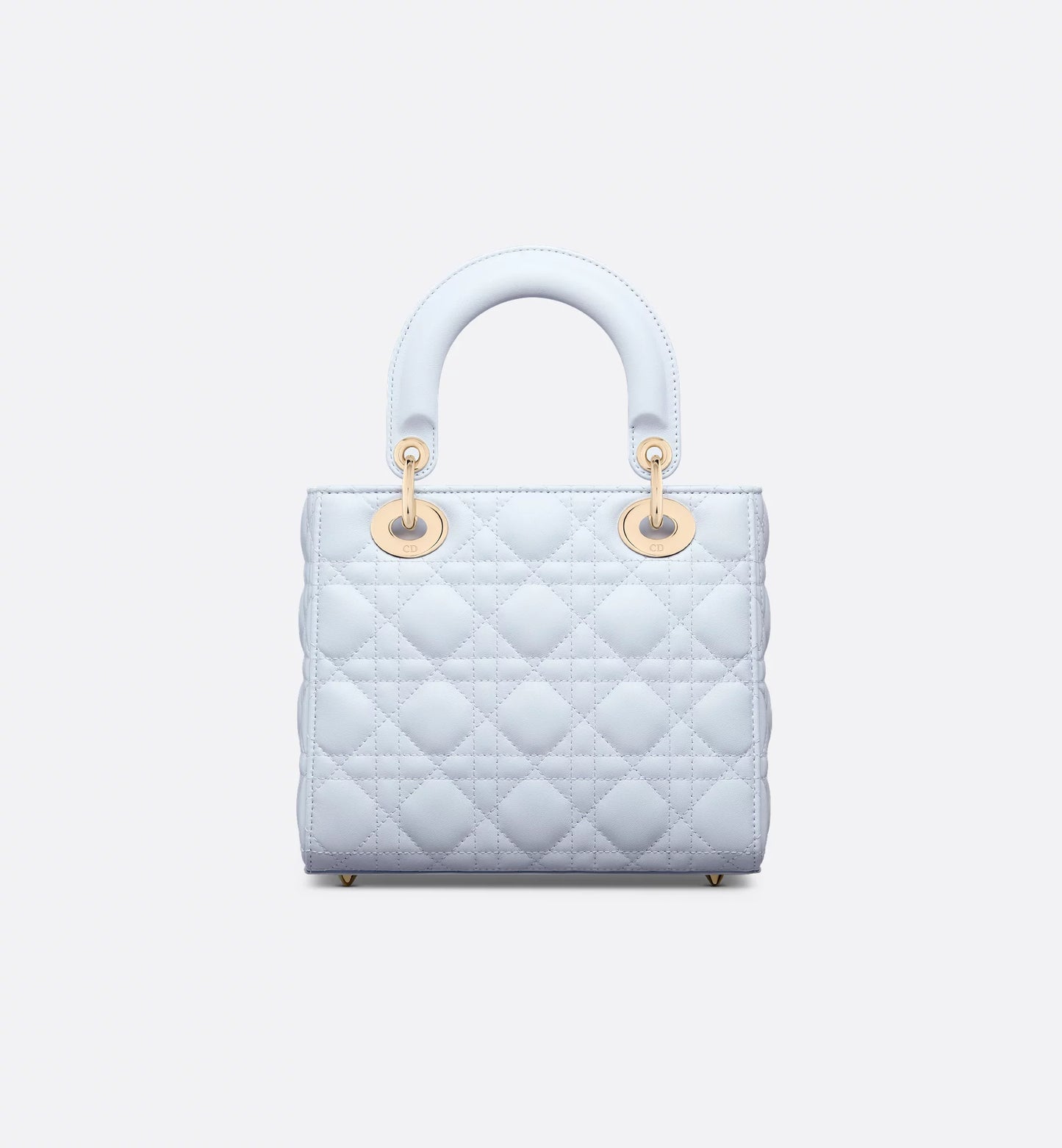 Große Lady Dior Tasche in Hellblau