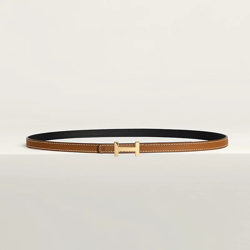 Focus & Leather Wendegürtelschnalle 13 mm Schwarz/Gold Damen