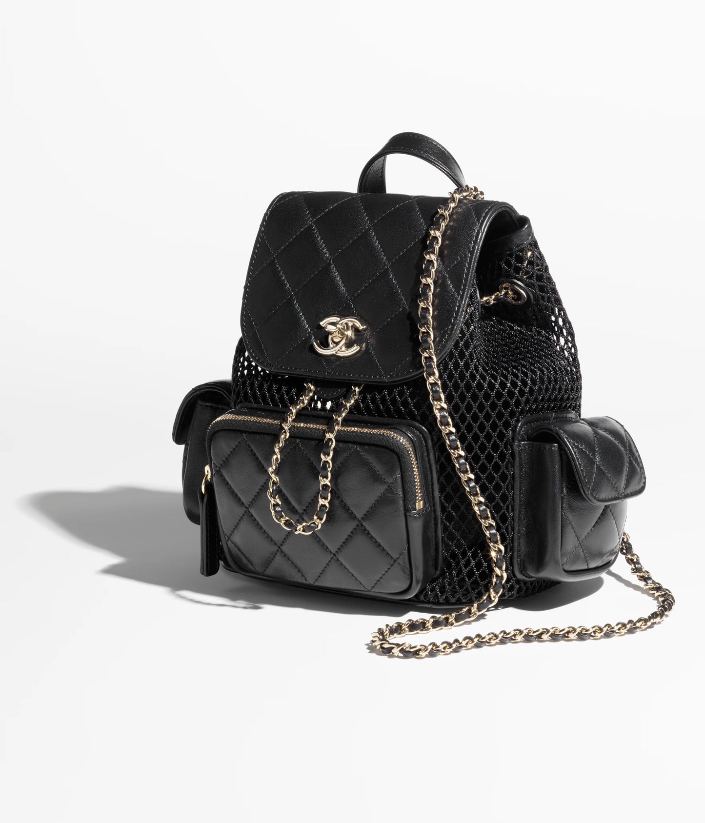 Schwarzer Rucksack