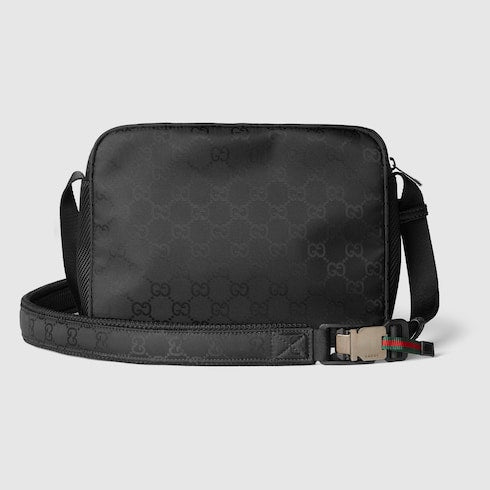 Gucci Nexus kleine Umhängetasche aus schwarzem Nylon