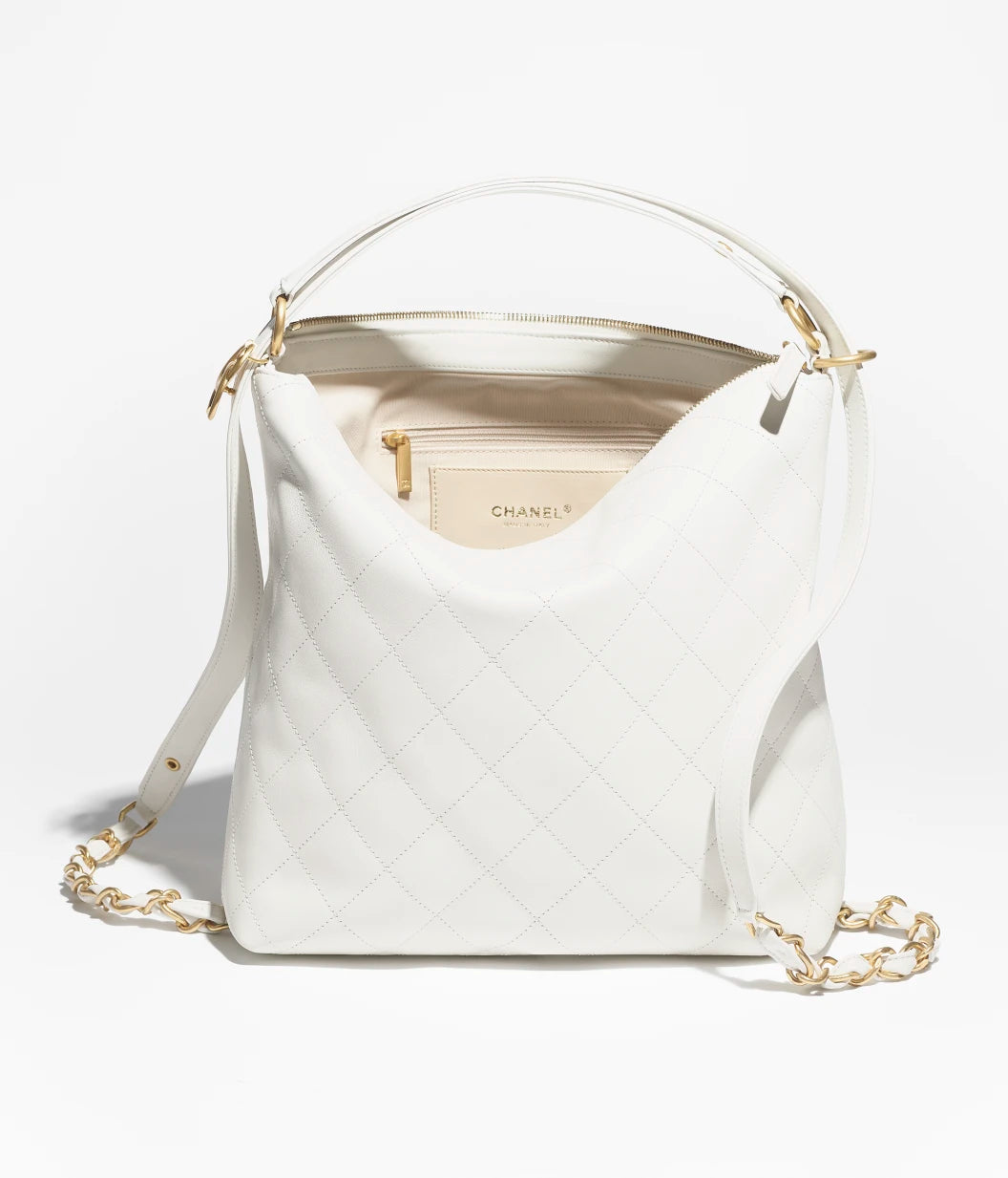 Großer weißer Rucksack