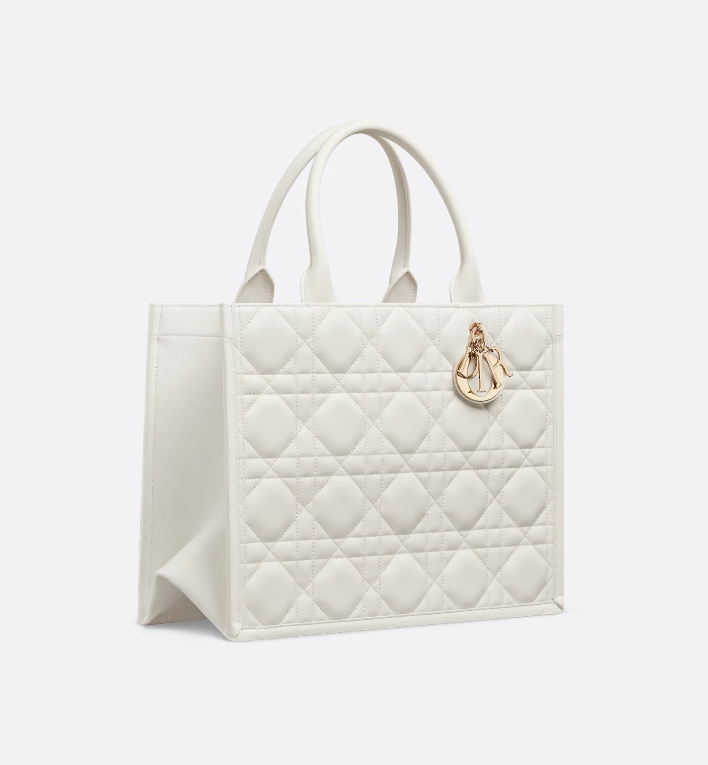 Große Dior Book Tote Bag Weiß