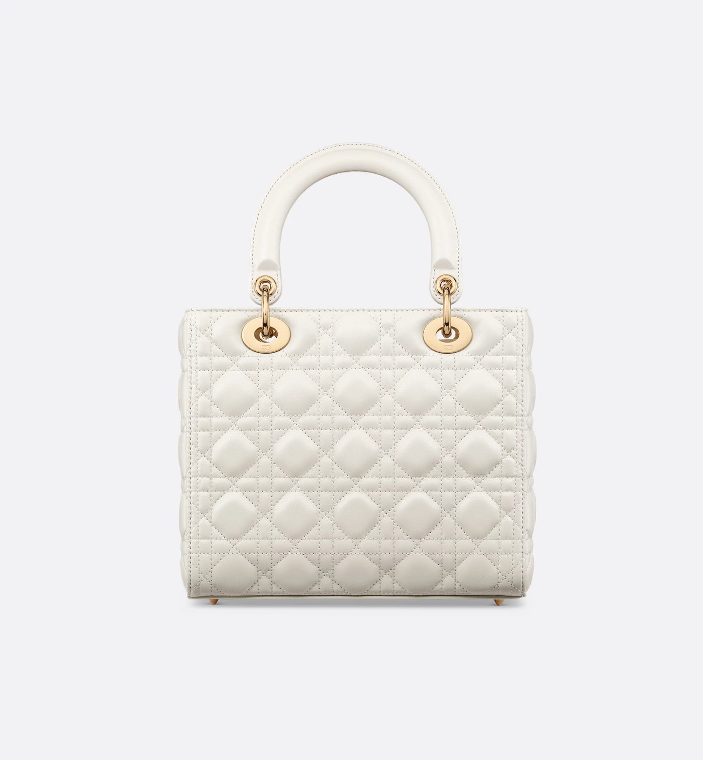 Große Lady Dior Weiße Tasche