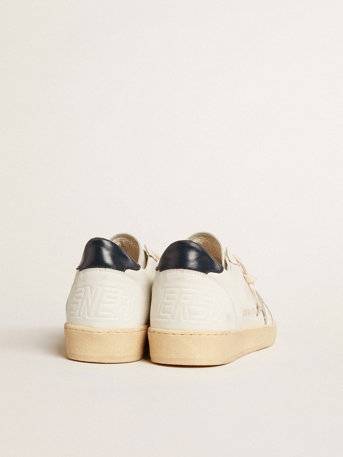 Ball Star with ice suede star and blue leather heel tab