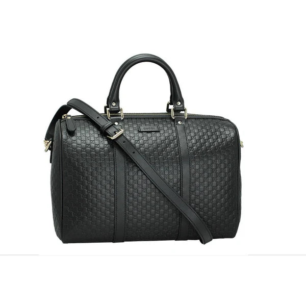 GG BOSTON TASCHE AUS SCHWARZEM LEDER