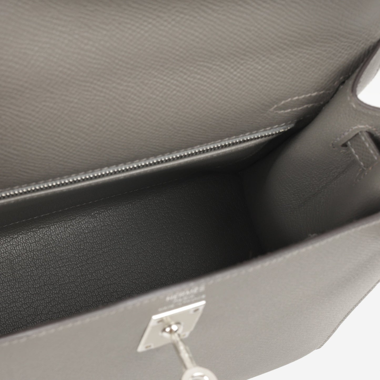 Kelly 25 - Meyer Grey Epsom