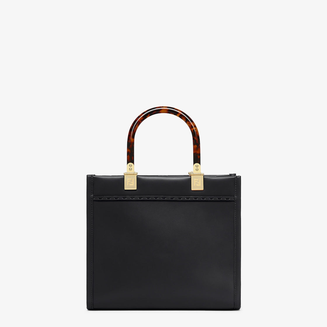 Sunshine Small aus schwarzem Leder