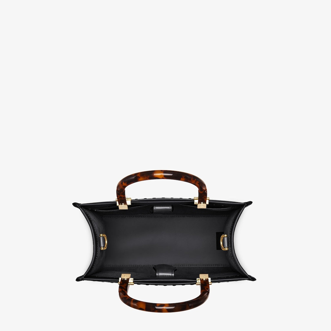 Sunshine Small aus schwarzem Leder