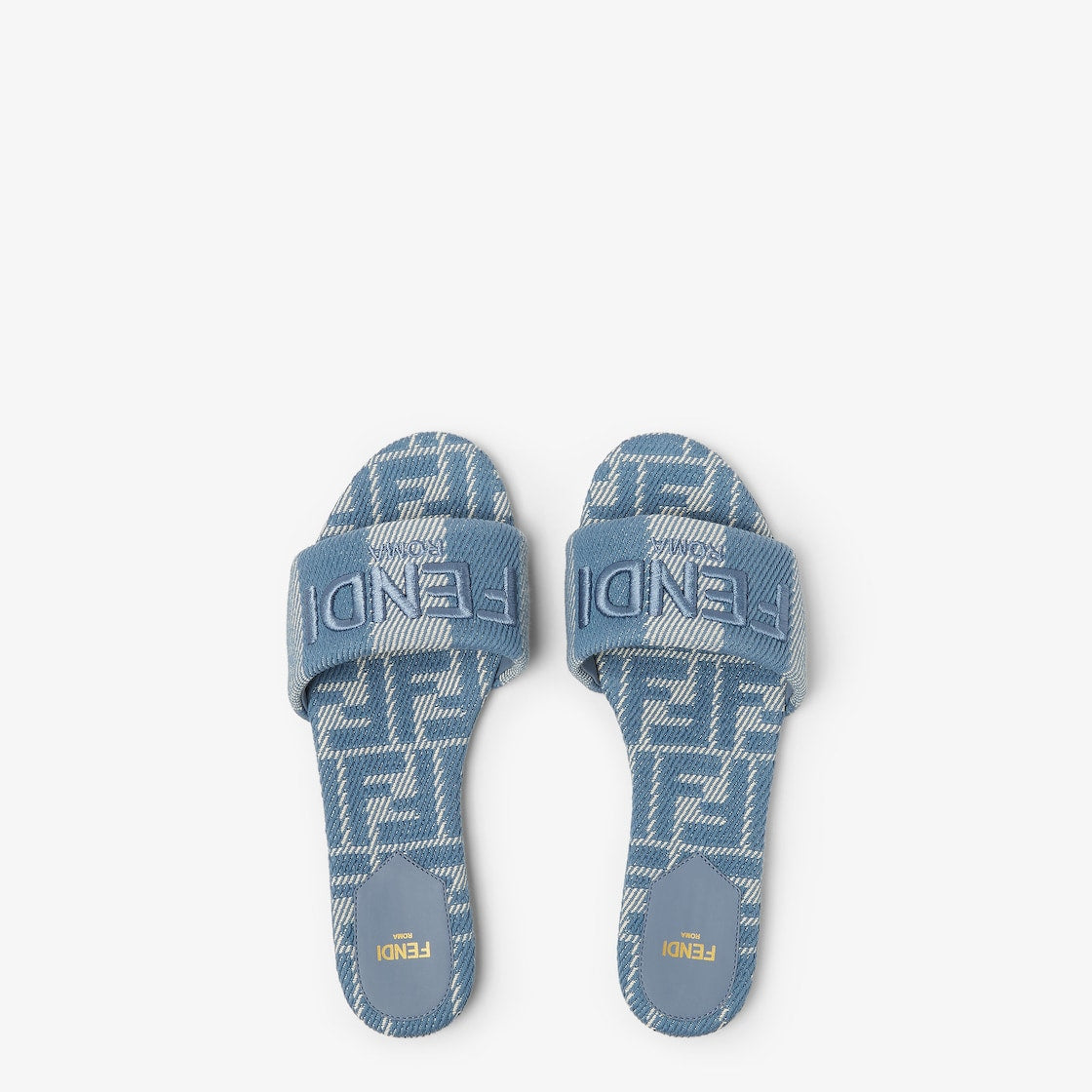 Sonnenschein in hellblauem FF-Denim-Jacquard
