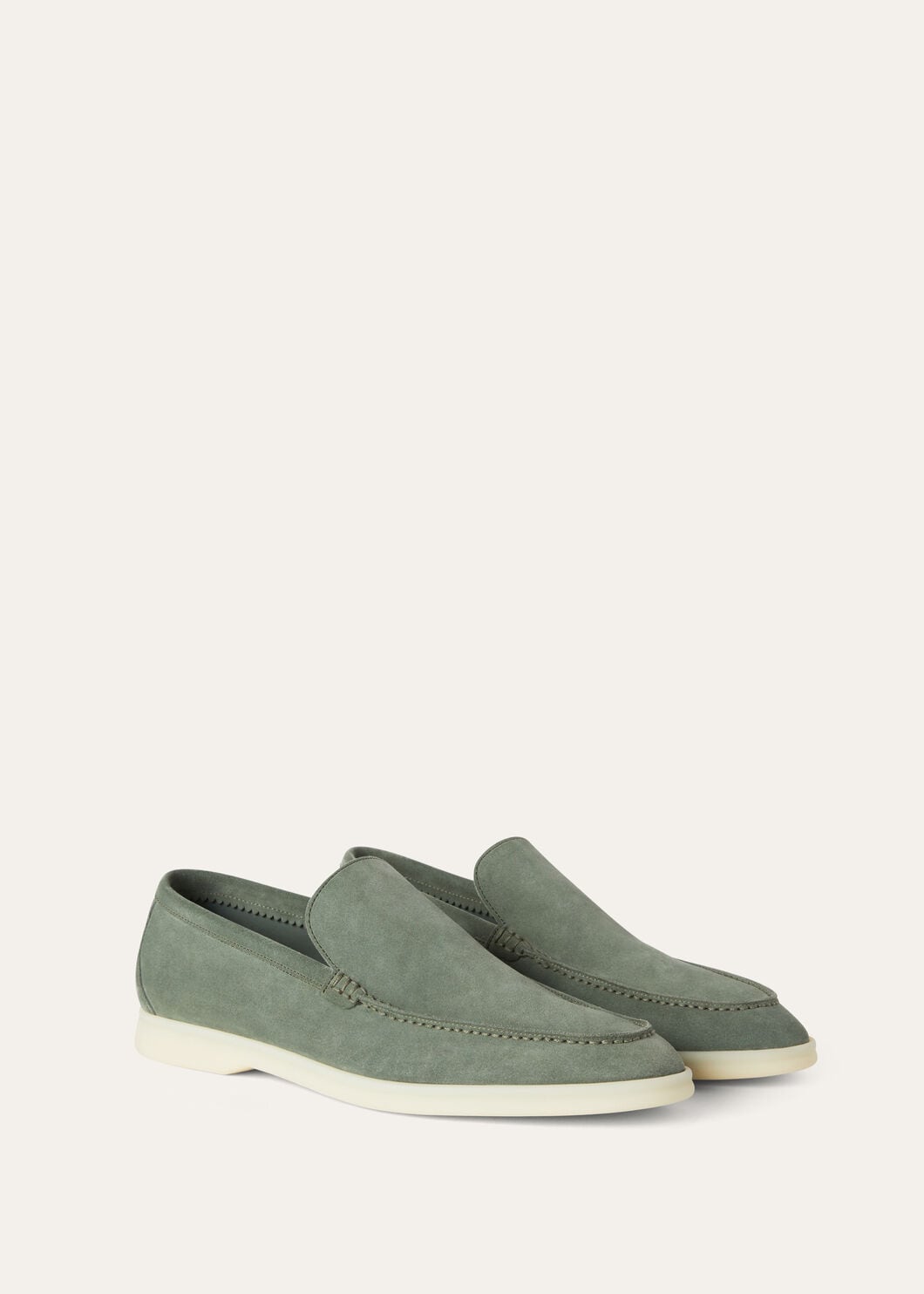 Summer Walk Moccasins in Frozen Fir Suede