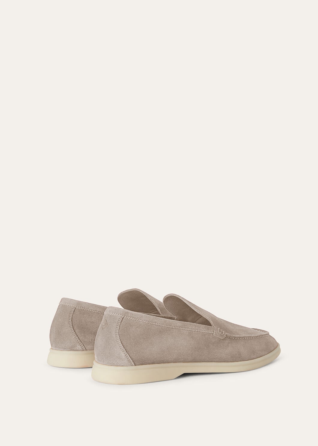 Summer Walk Moccasins in Classic Beige Suede