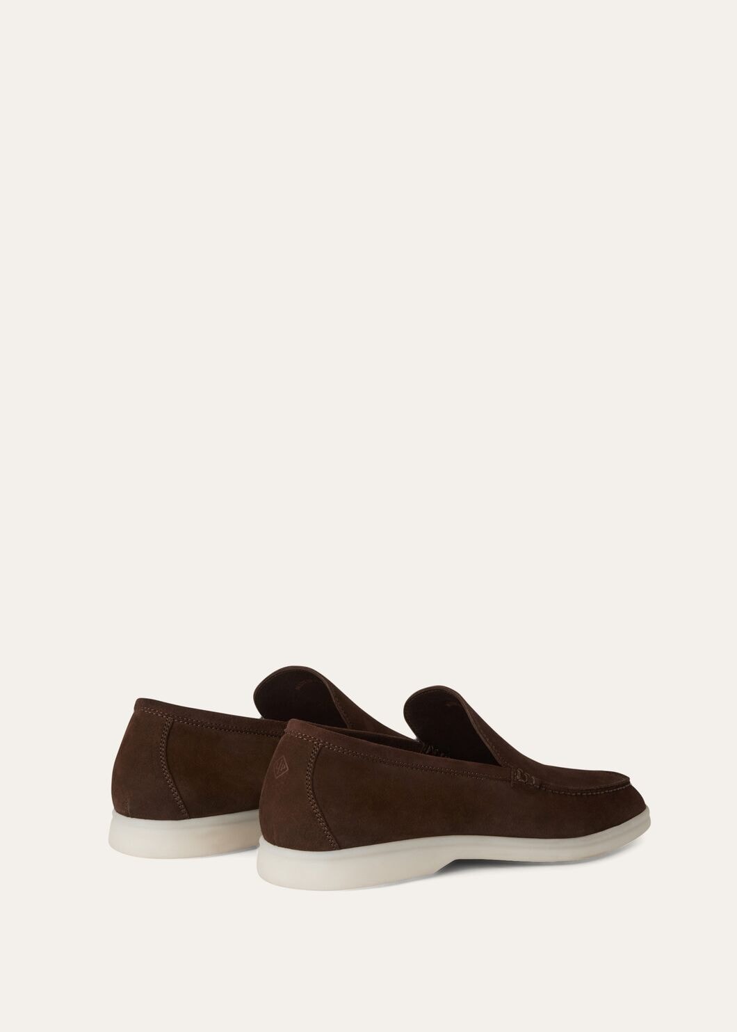 Summer Walk Chocolate Suede Loafers for Men
