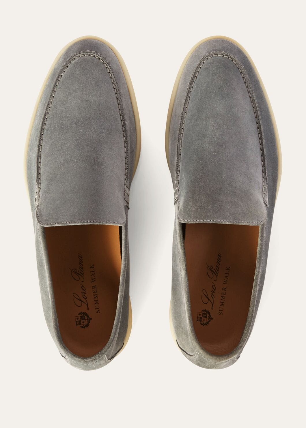 Summer Walk Suede Moccasins Grey Men