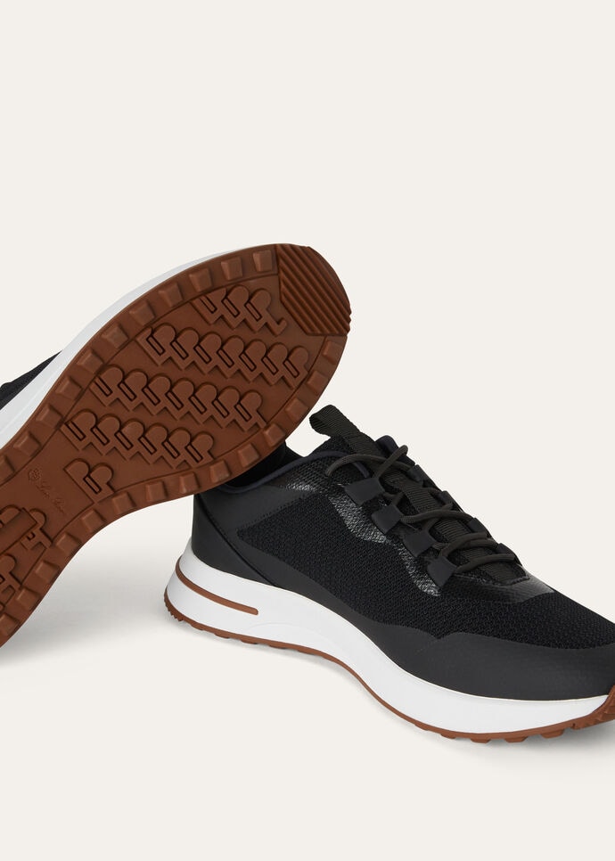 Week End Walk Sneaker Mikrofaser Schwarz