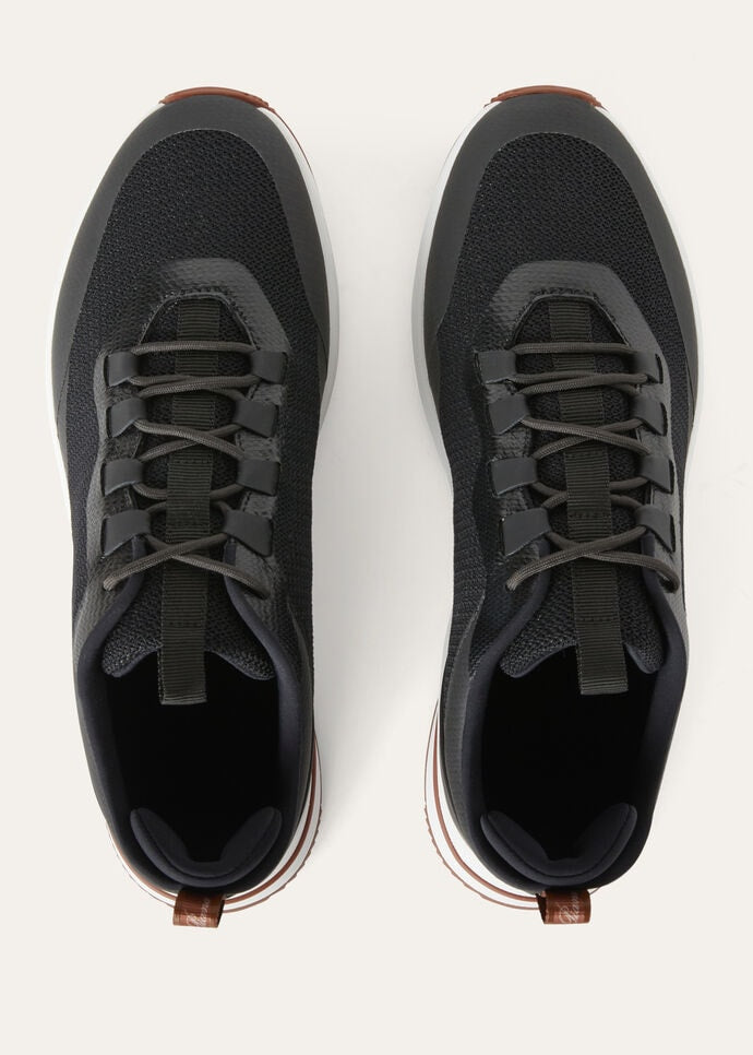Week End Walk Sneaker Mikrofaser Schwarz