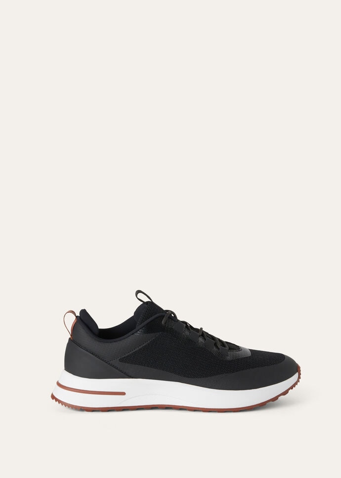 Week End Walk Sneaker Mikrofaser Schwarz