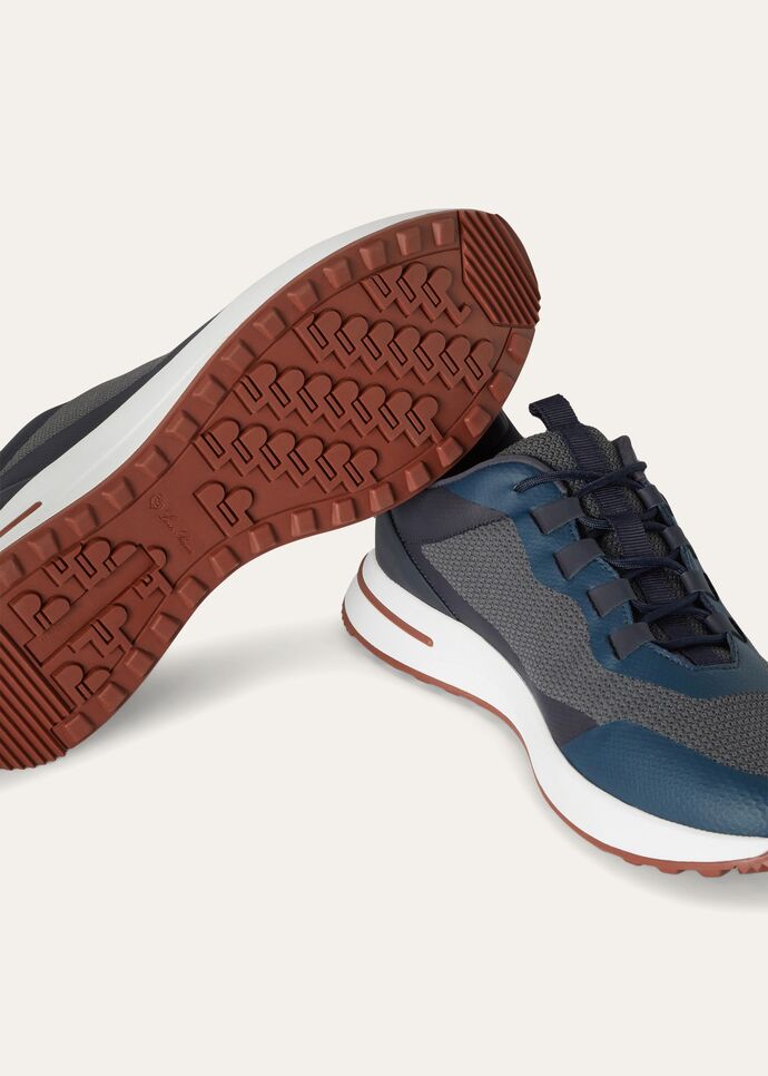 Week End Walk Sneaker Carbon Blau