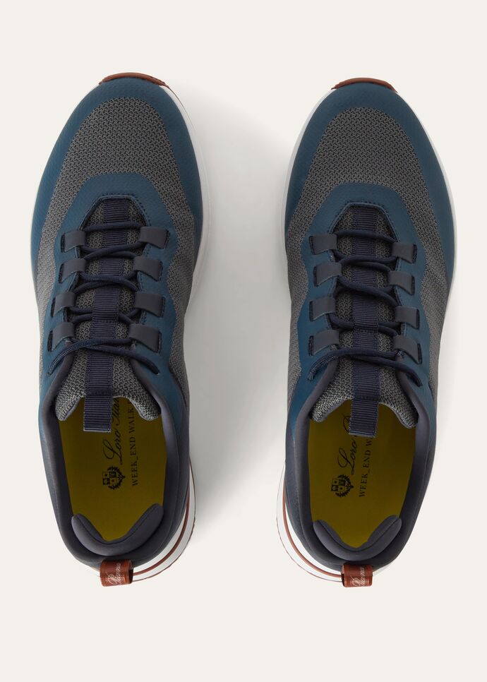 Week End Walk Sneaker Carbon Blau