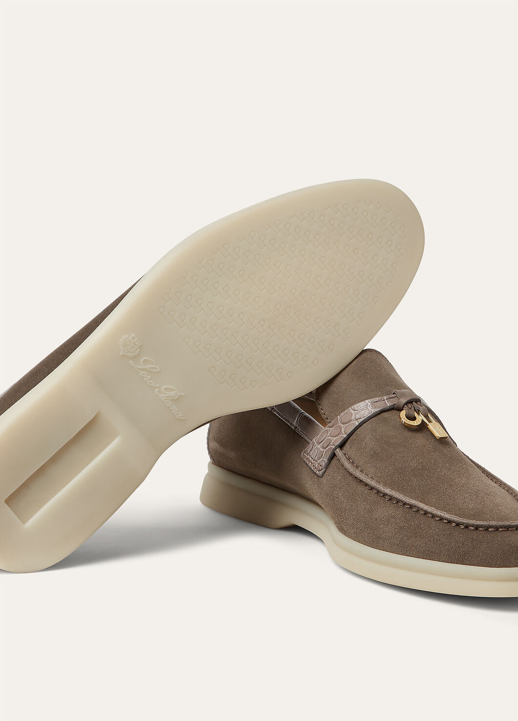Summer Charms Walk Suede Moccasins Grey Women