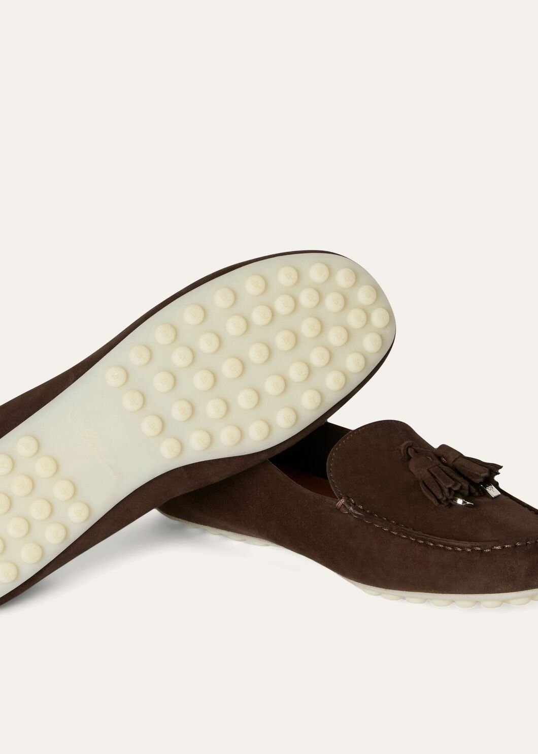 Dot Sole Walk in Suede Chocolate Women's Loafers