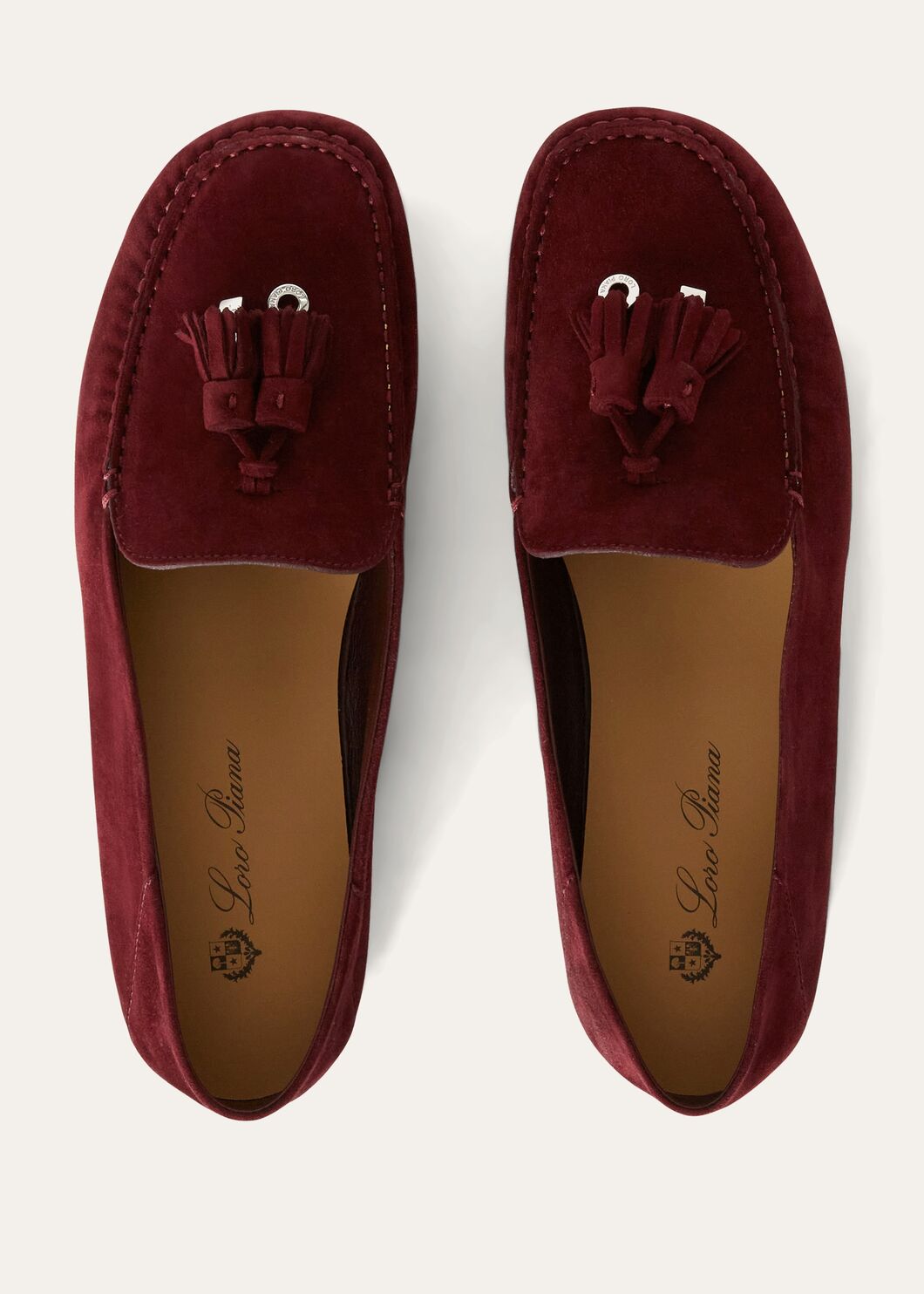 Dot Sole Walk Bordeaux Suede Women's Loafers
