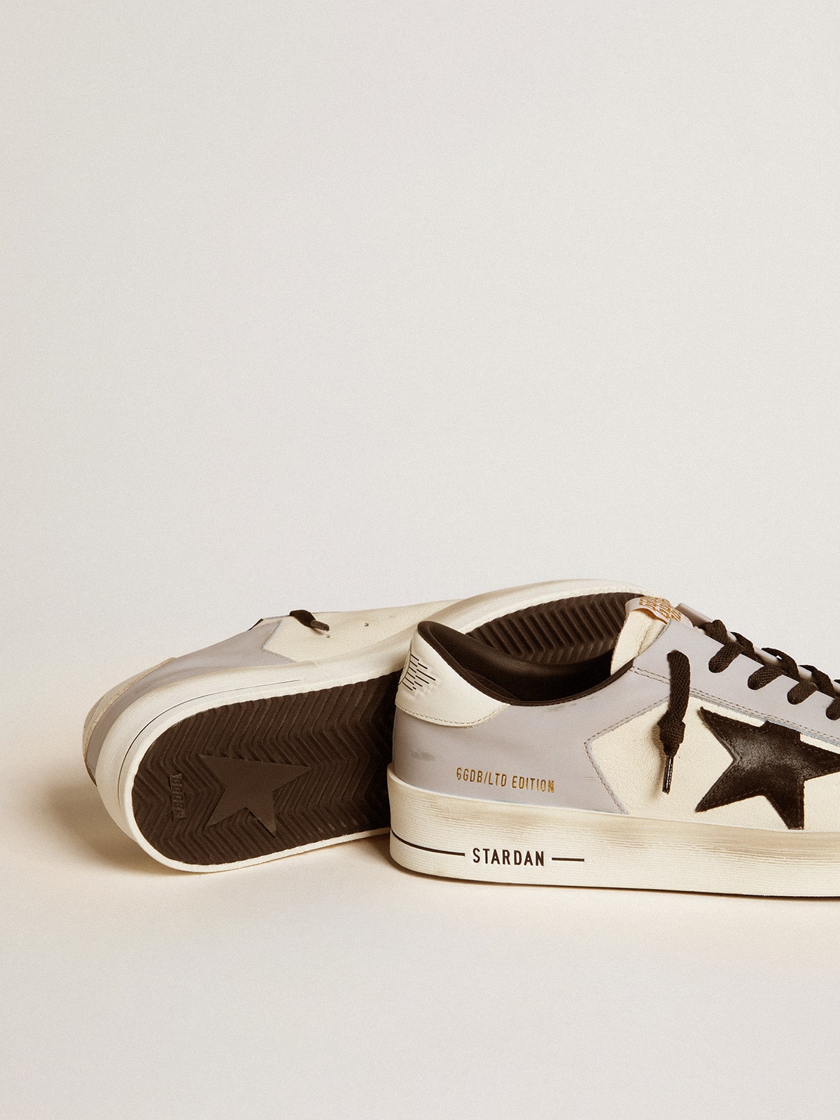 Stardan LTD in nappa and leather with suede star and leather heel tab