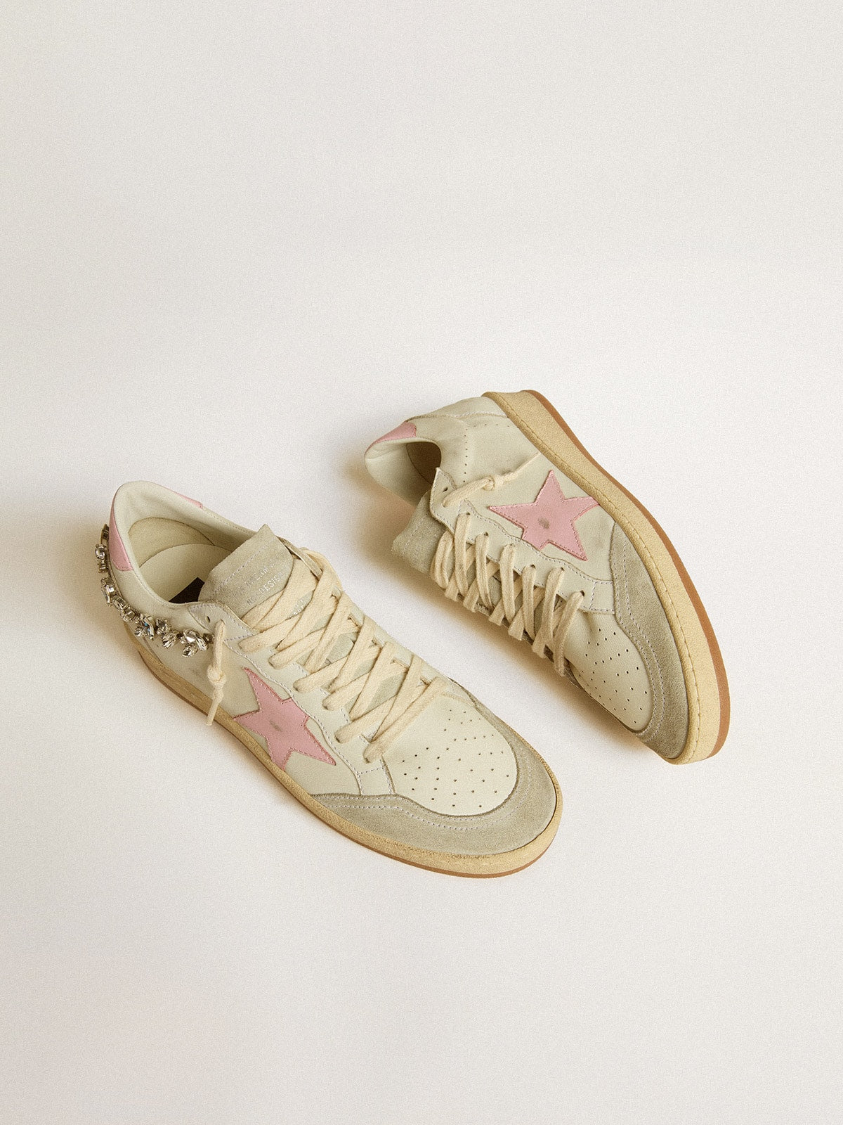 Ball Star Donna LTD with pink leather star and crystal application