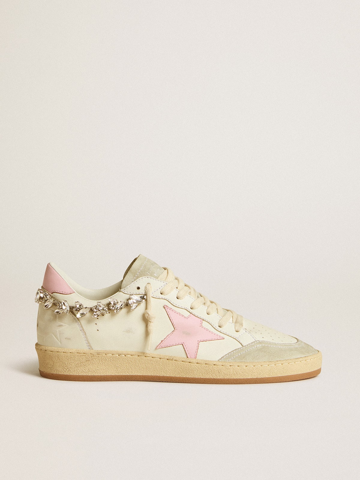 Ball Star Donna LTD with pink leather star and crystal application