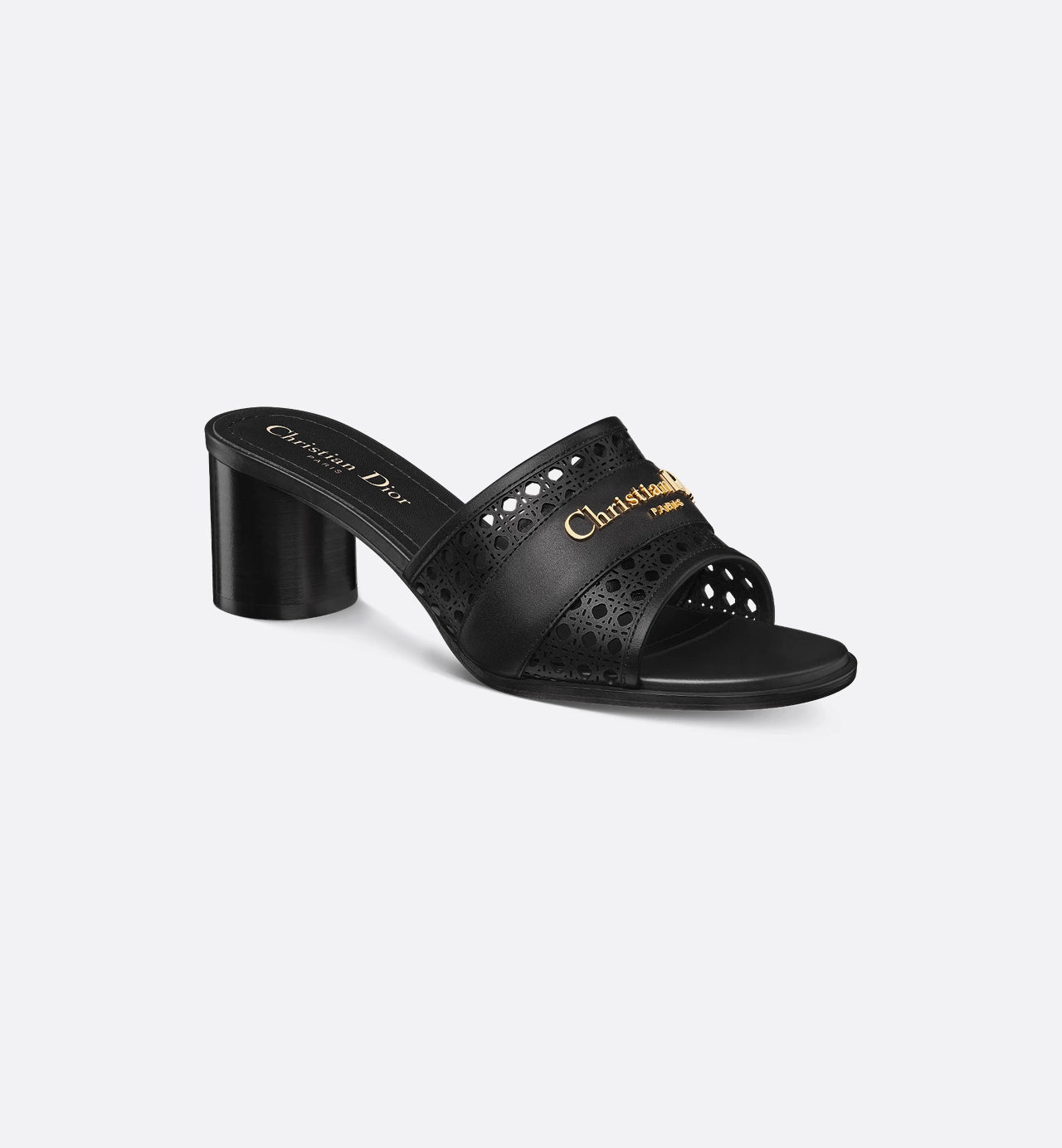 D-Lane Black Heel Sandal