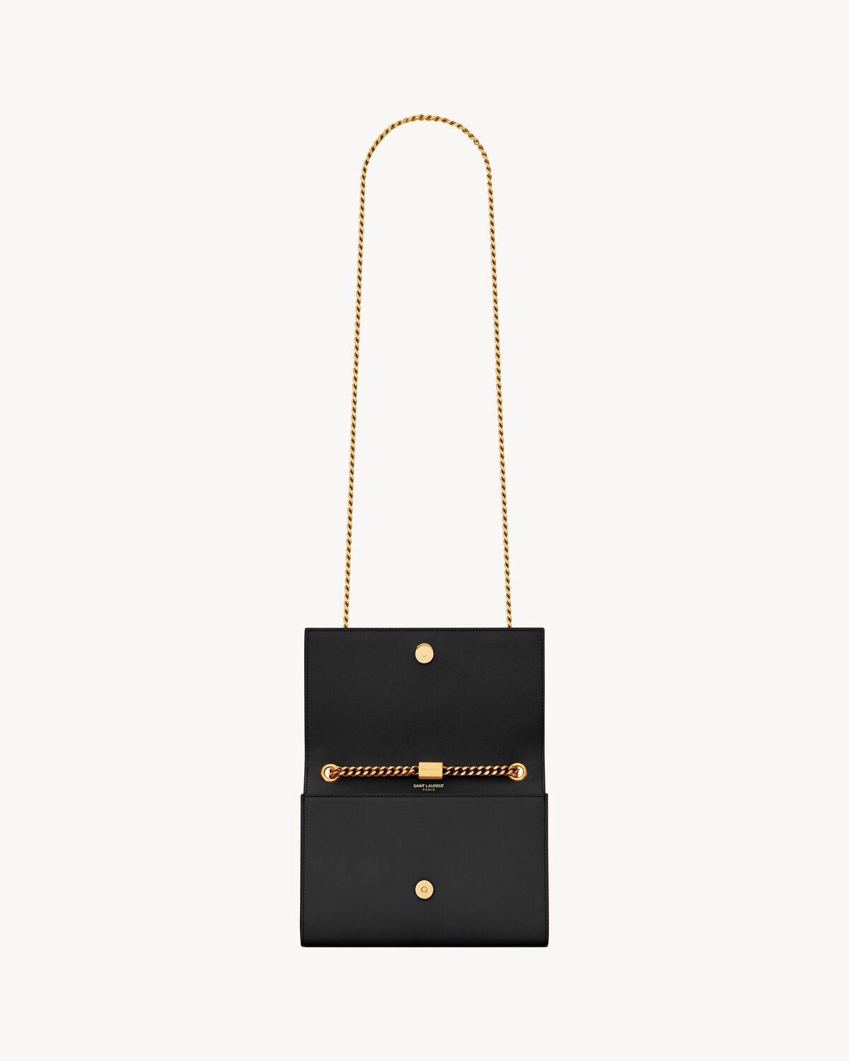 Kate small in black grain de poudre