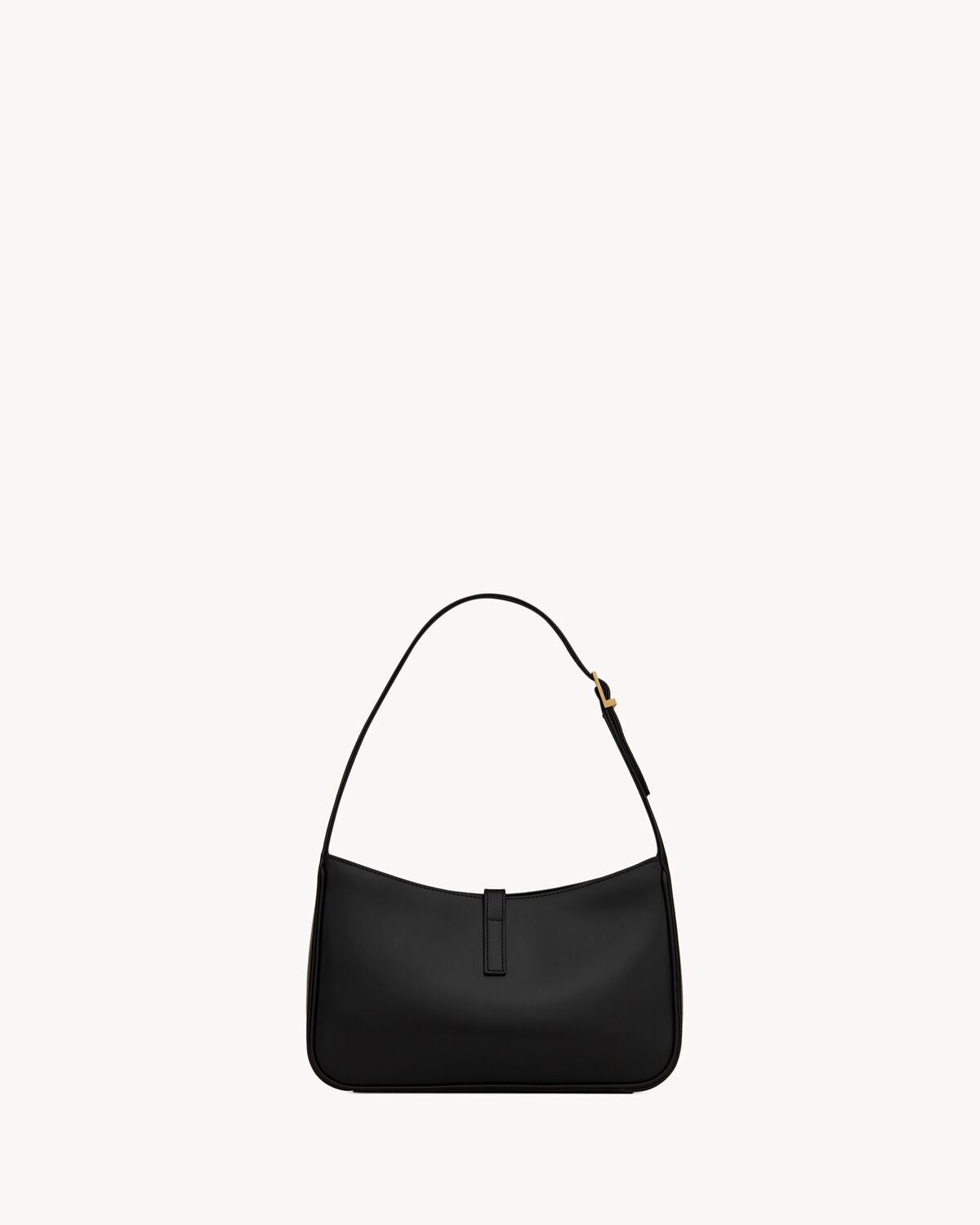THE 5 TO 7 IN SMOOTH BLACK LEATHER