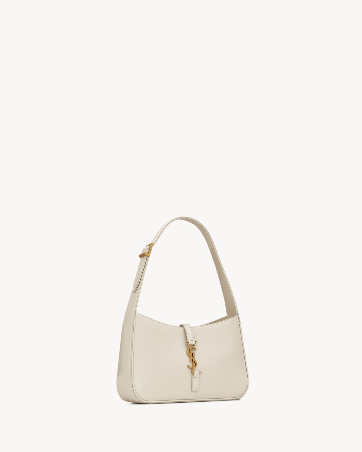 THE 5 TO 7 IN SMOOTH WHITE LEATHER