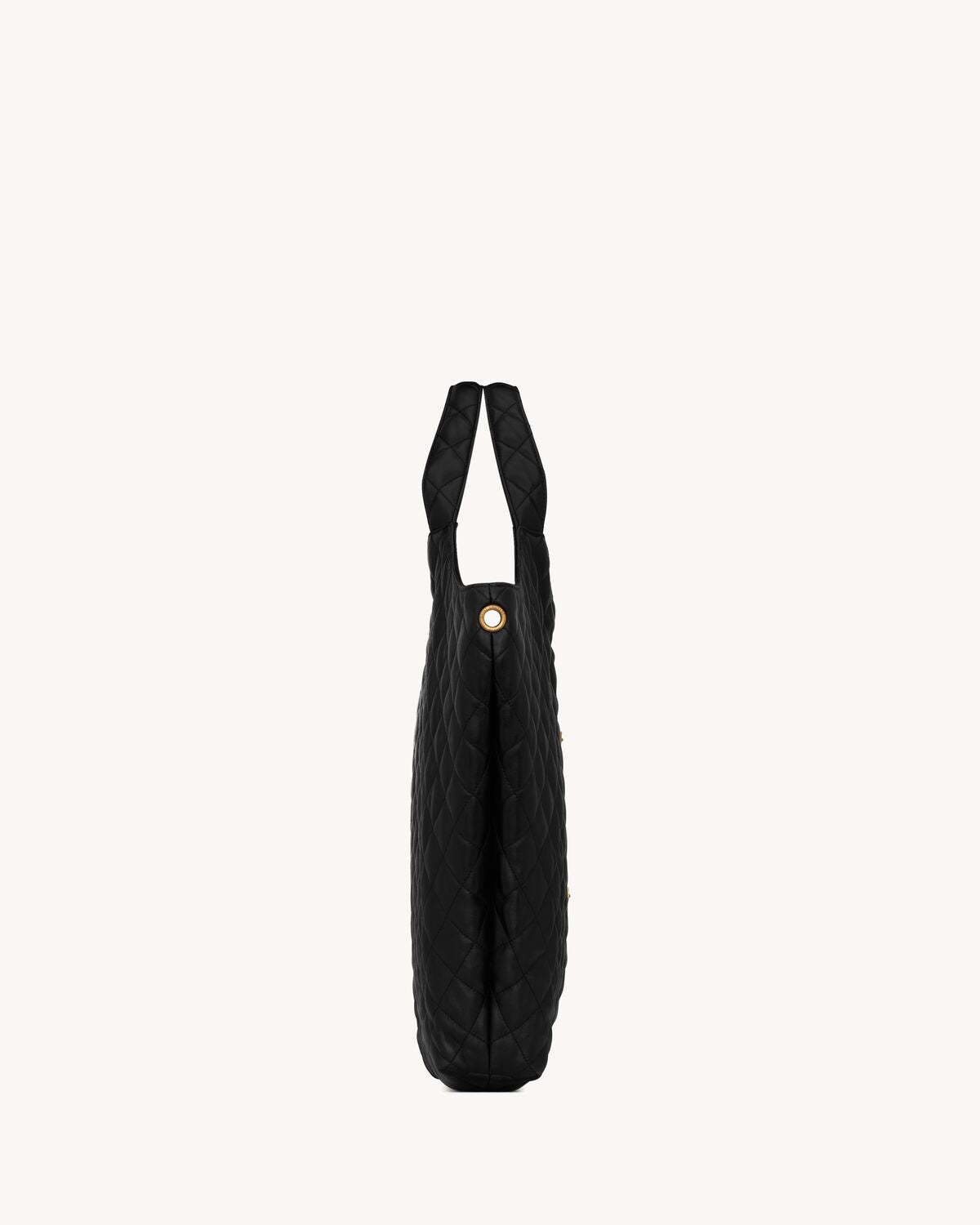 MAXI SHOPPING BAG ICARE IN BLACK NAPPA
