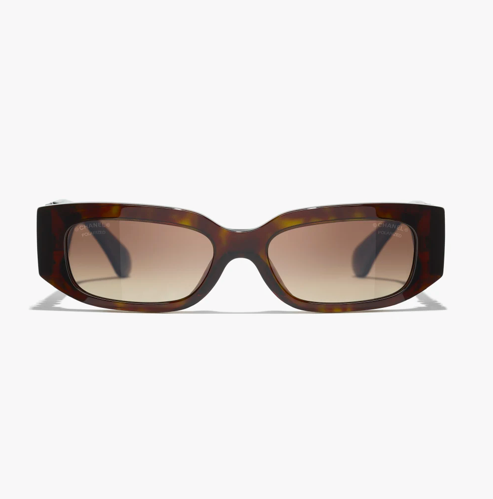 Dark Tortoise Oval Sunglasses