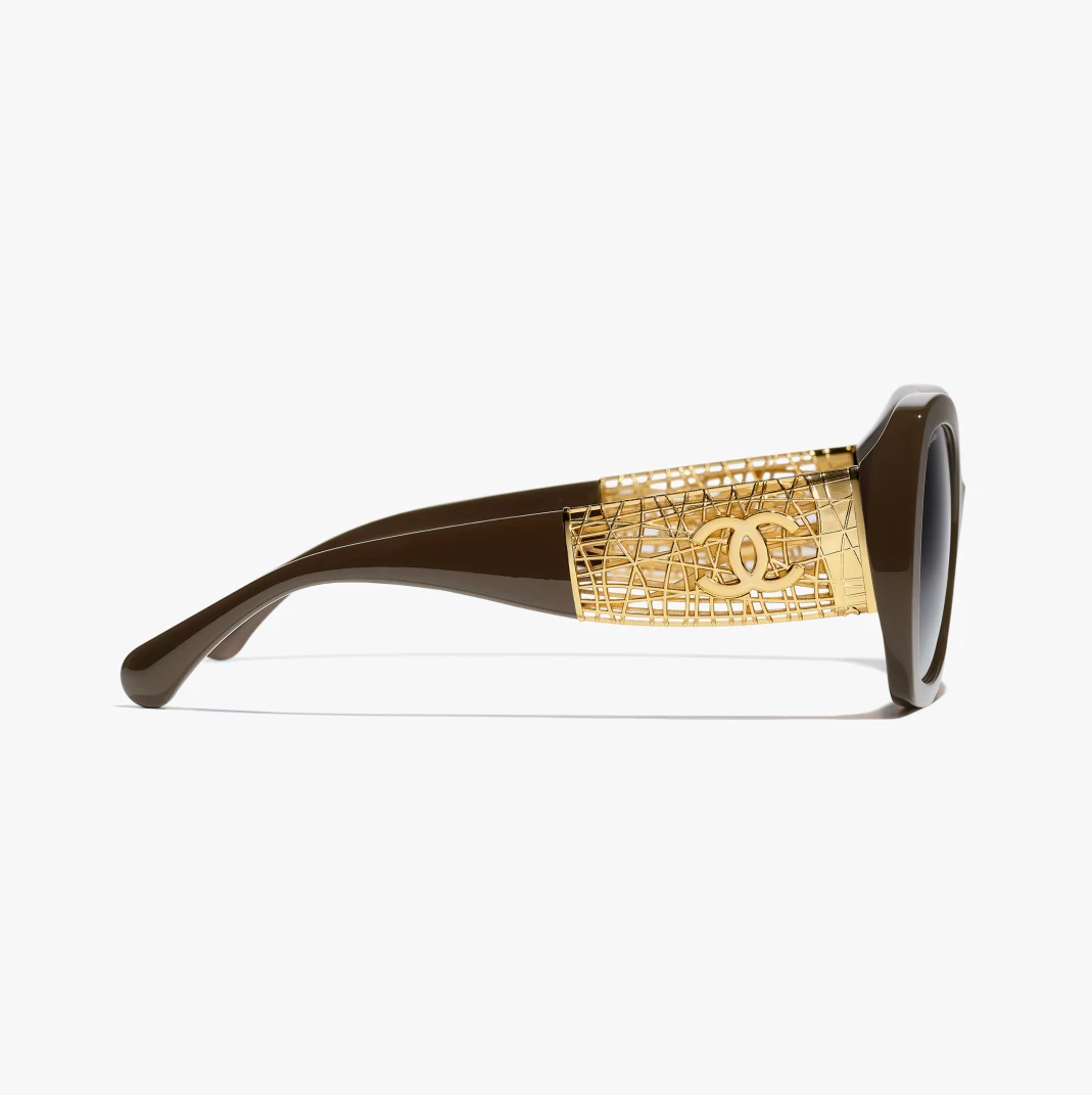 Dark Taupe Butterfly Sunglasses