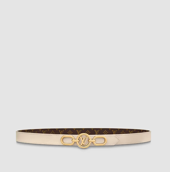 Cintura Circle Prime 20 mm reversibile Marrone Donna