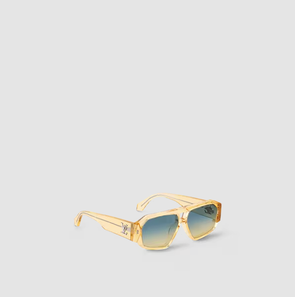 Clash Pilot Square Sunglasses Yellow Men