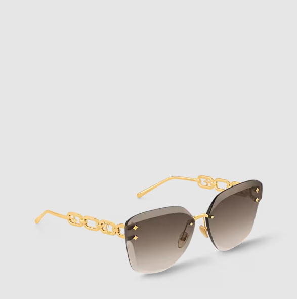 Women's Brown Jewel Cat-Eye Sunglasses