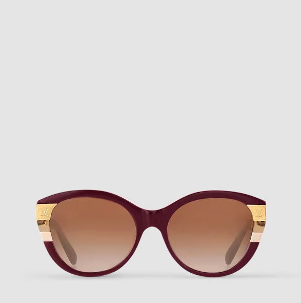 Petit Soupçon Cat Eye Burgundy Women's Sunglasses