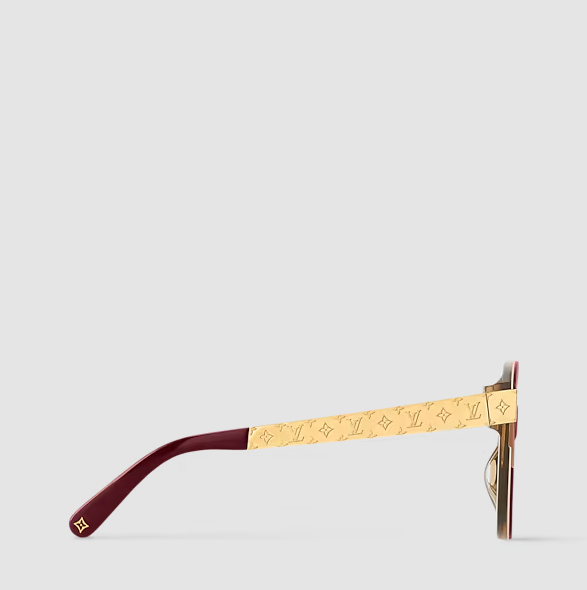 Petit Soupçon Cat Eye Burgundy Women's Sunglasses