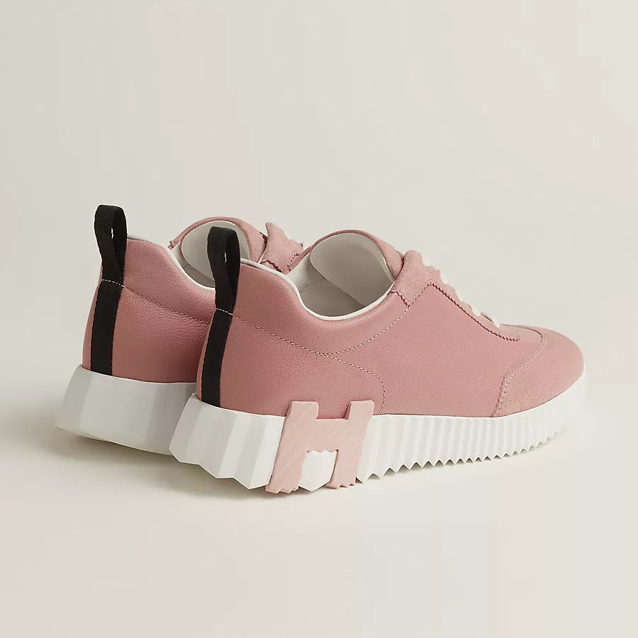 Hüpfender Sneaker Pink Aquarell