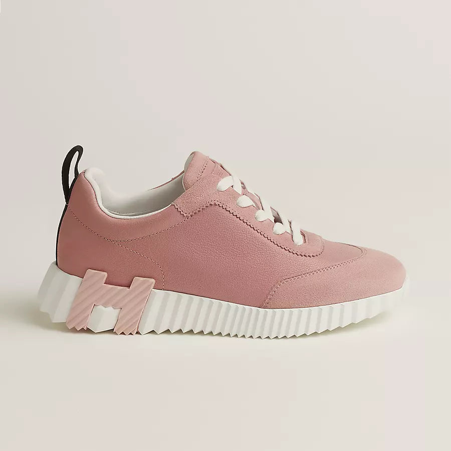 Hüpfender Sneaker Pink Aquarell