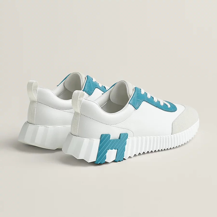 Bouncing Sneaker Weiß/Mineralblau