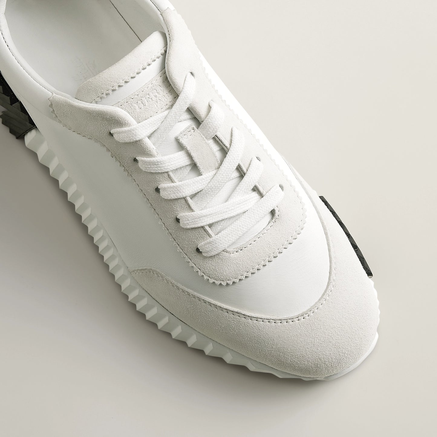 Bouncing Sneaker Wildleder Weiß