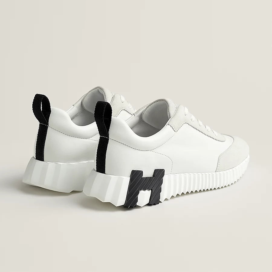 Bouncing Sneaker Wildleder Weiß